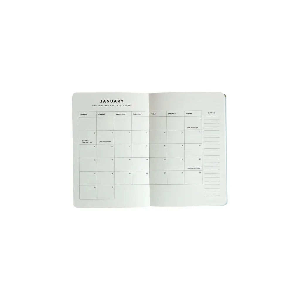 Frank Stationery - 2024 Daily Planner | Picnic Peach - Urban Naturals