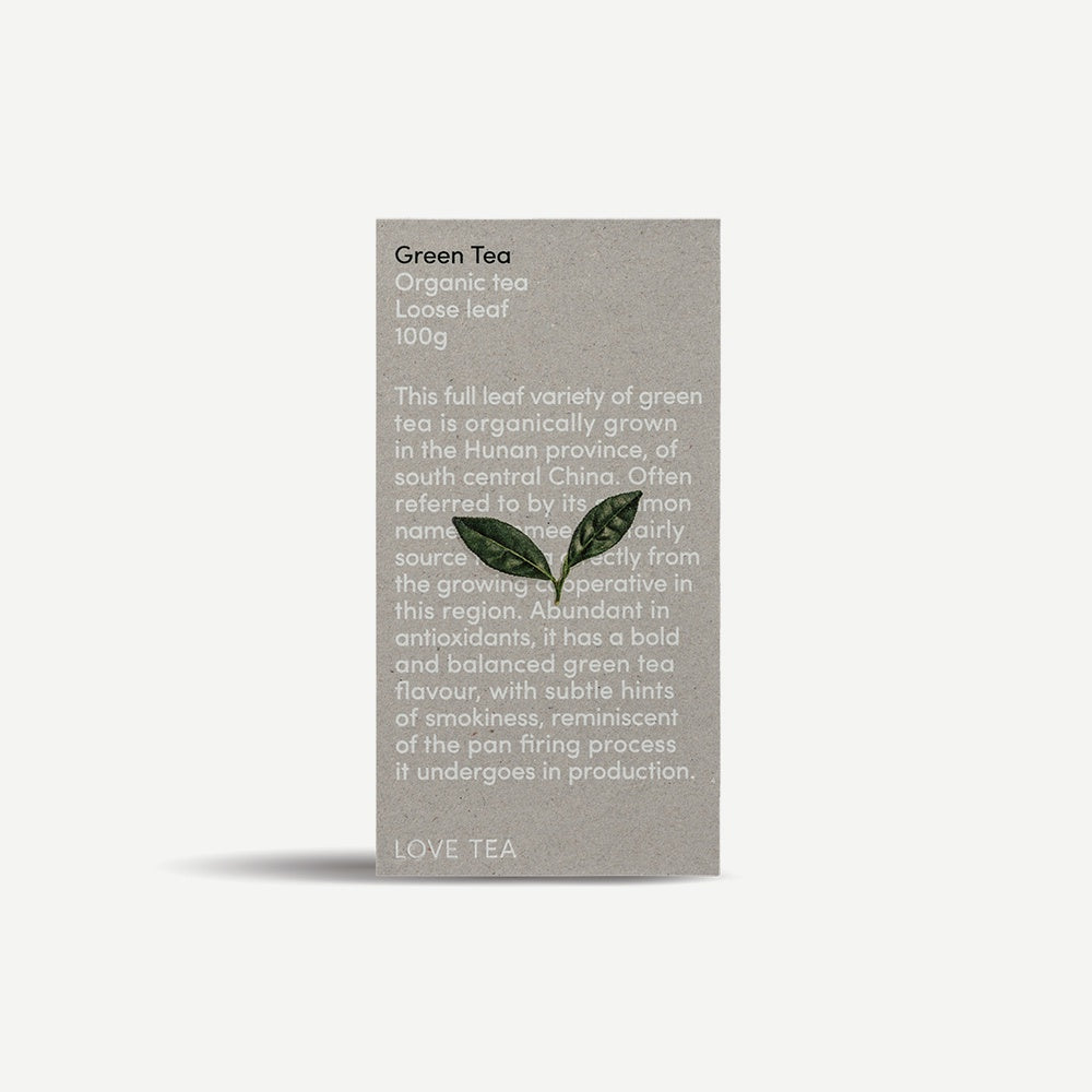 Love Tea  Green Loose Leaf Tea 100g - Urban Naturals