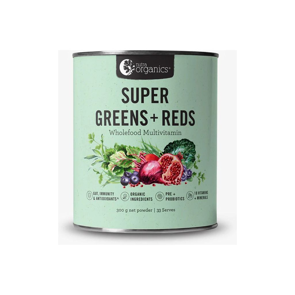 Nutra Organics - Super Greens + Reds - Urban Naturals