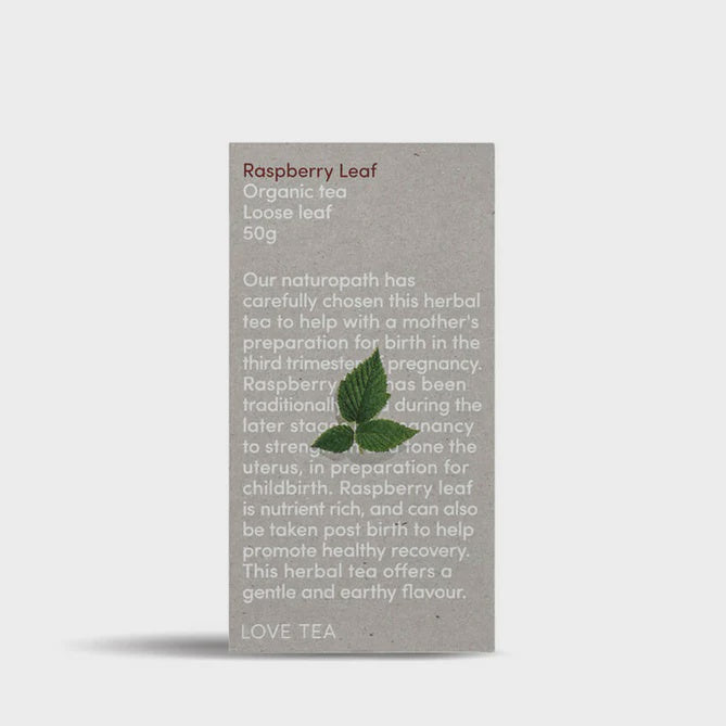 Love Tea - Raspberry Leaf Loose Leaf - Urban Naturals