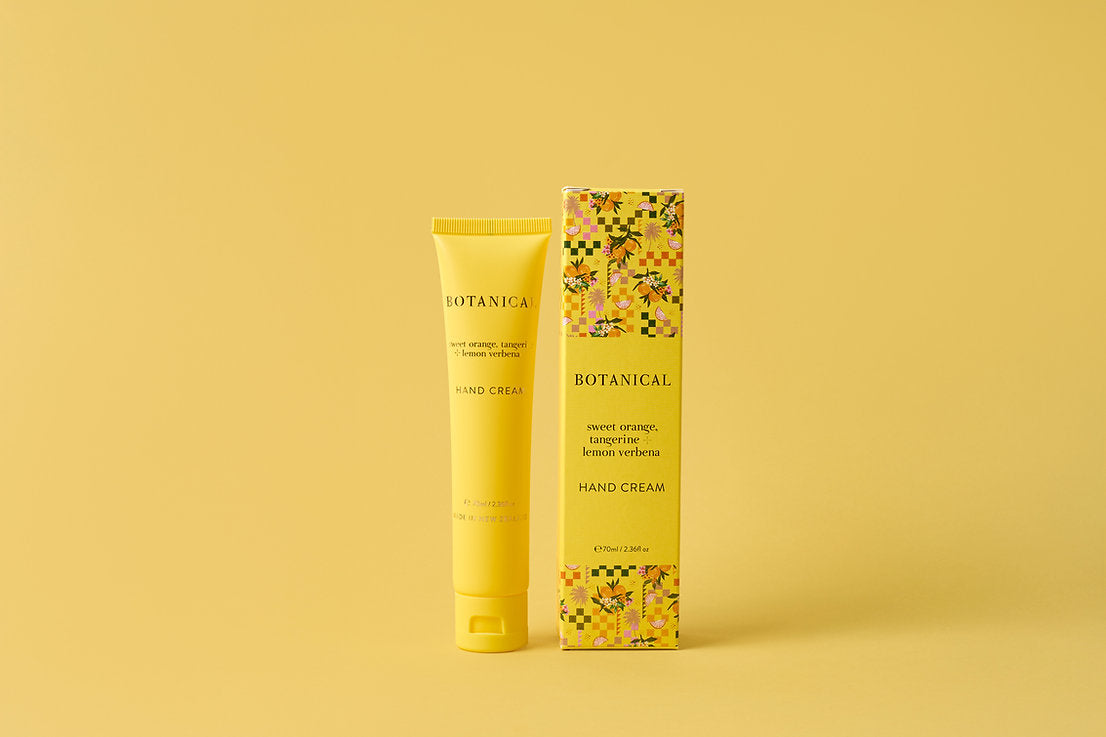Botanical Hand Cream - Sweet Orange, Tangerine & Lemon Verbena - Urban Naturals