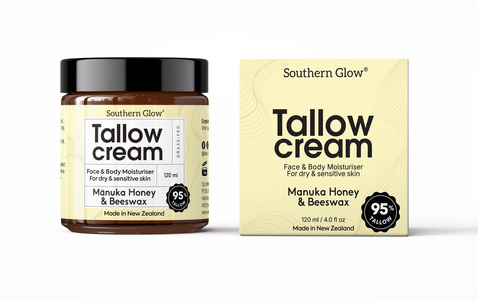 Southern Glow Whipped Tallow Cream - Manuka Honey & Beeswax