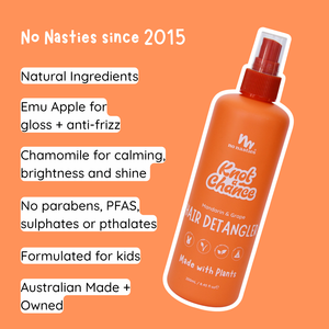 No Nasties Natural Plant Based Hair Detangler - Mandarin & Grape - Urban Naturals