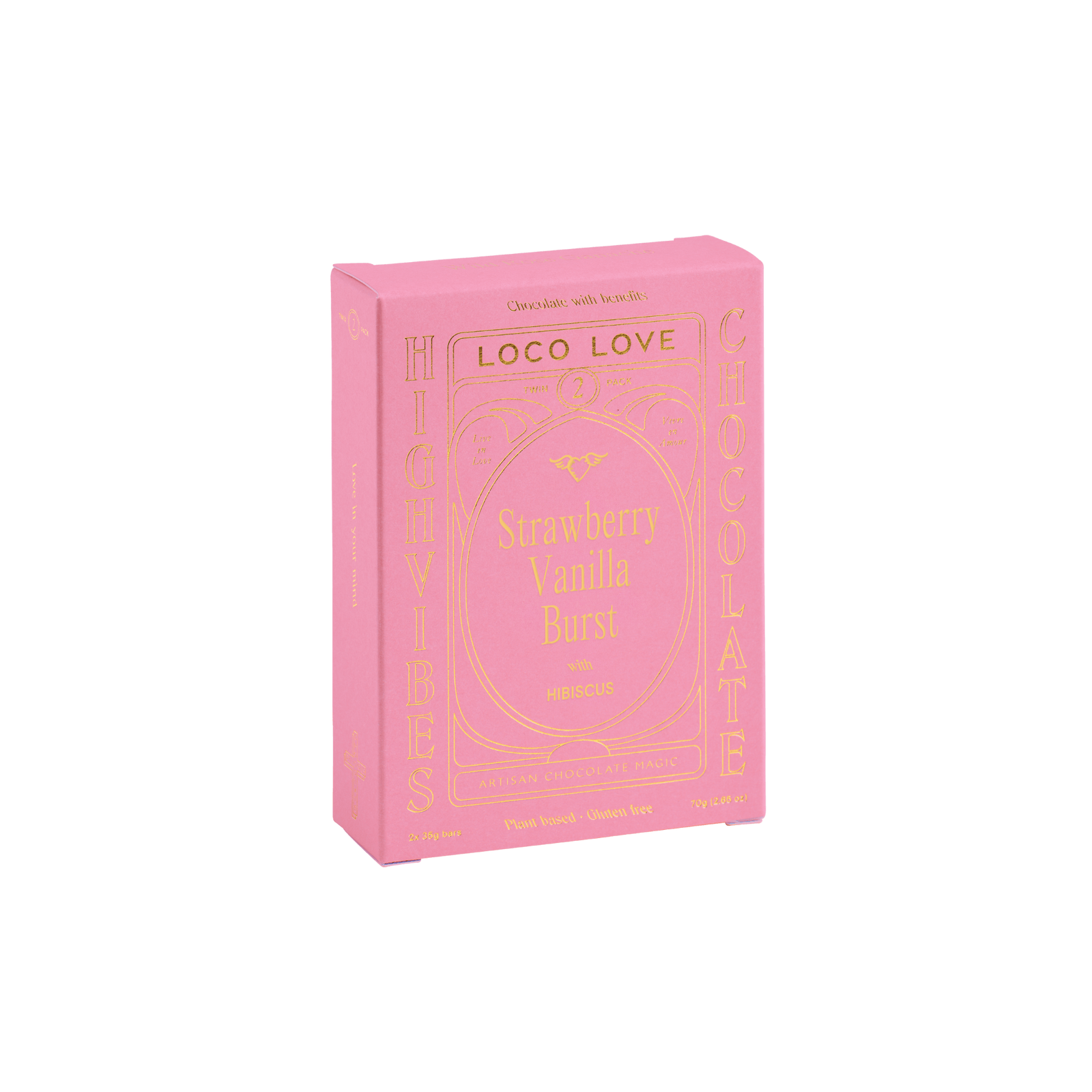 Loco Love Chocolate - Strawberrry Vanilla Burst