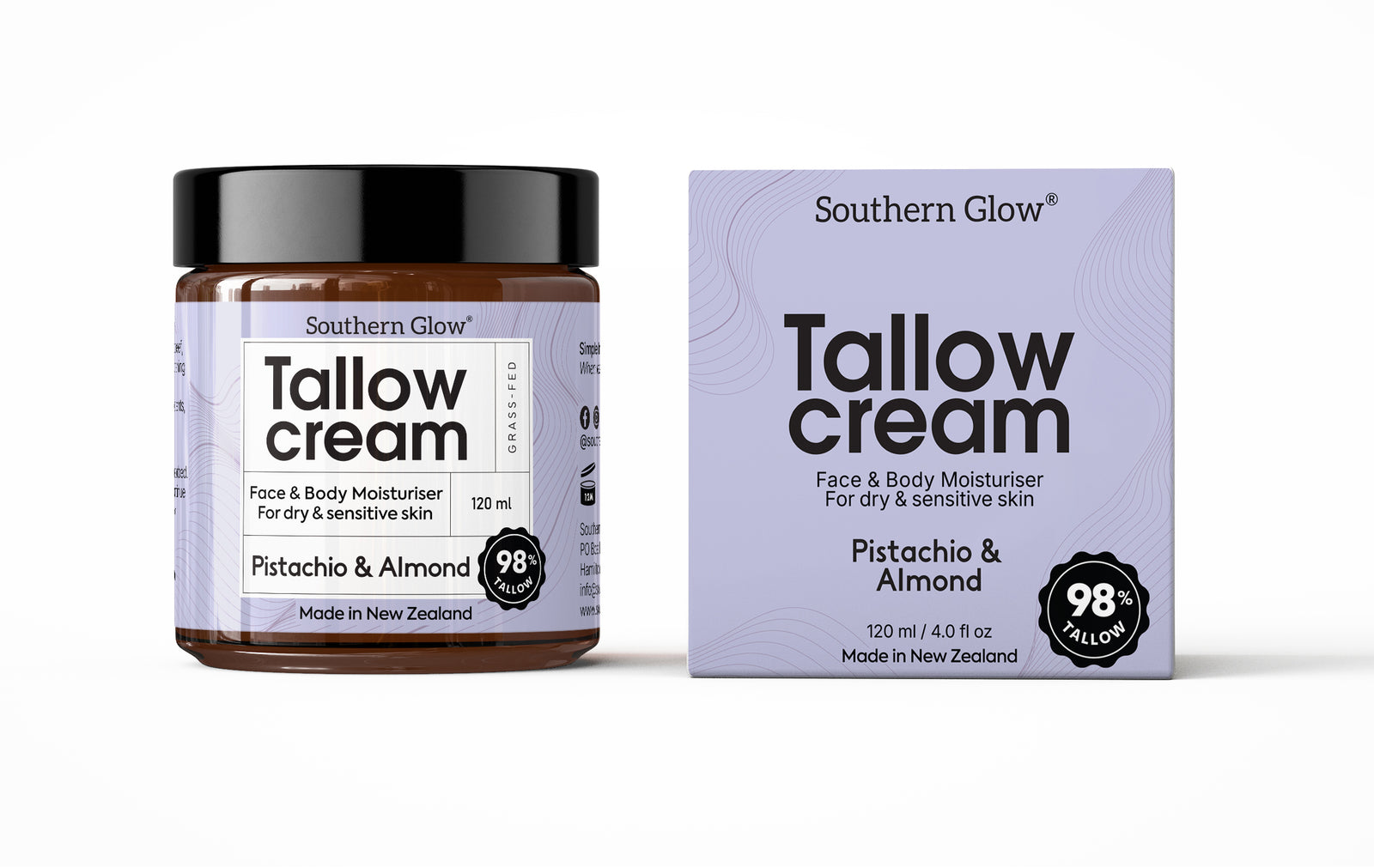 Southern Glow Whipped Tallow Cream - Pistachio & Almond