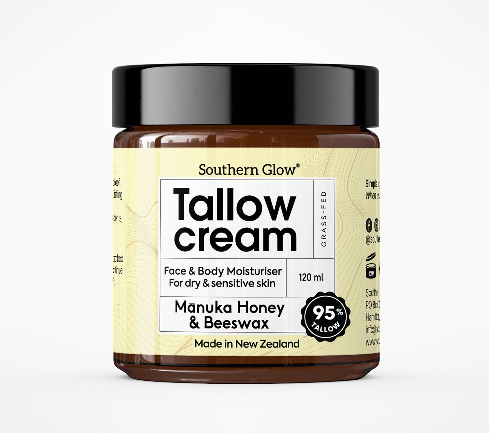 Southern Glow Whipped Tallow Cream - Manuka Honey & Beeswax