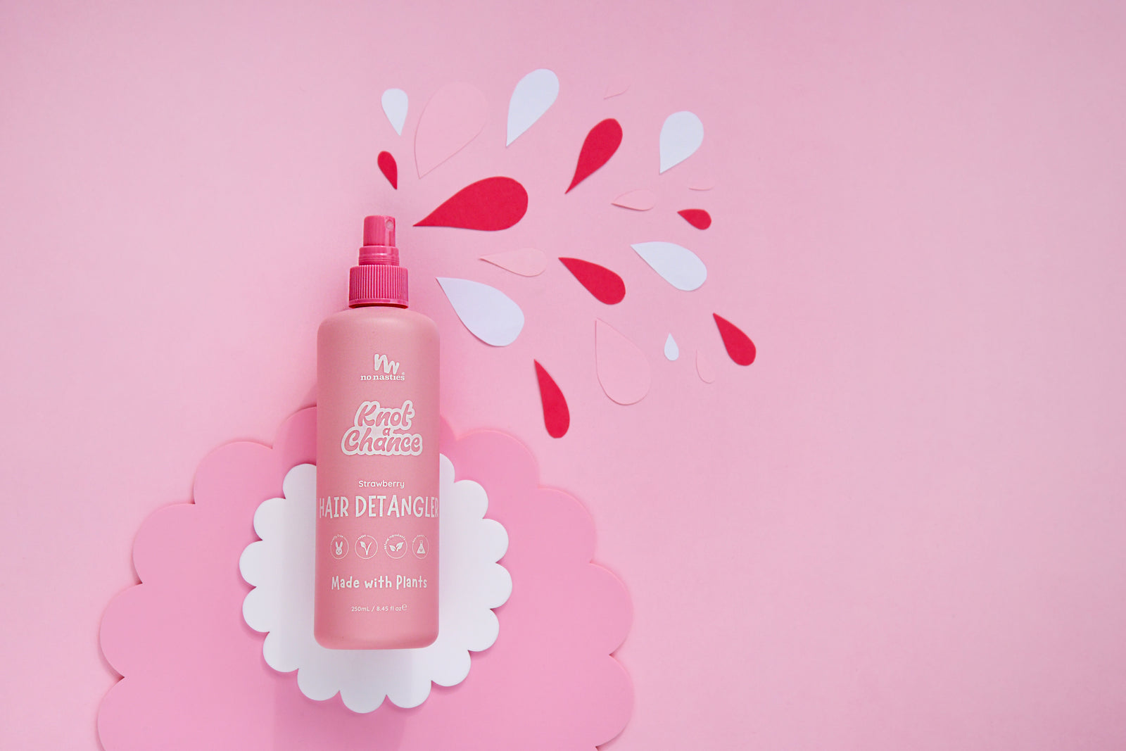 No Nasties Slick Kids Hair Detangler - Strawberry - Urban Naturals