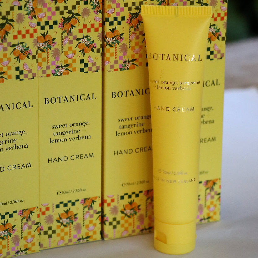 Botanical Hand Cream - Sweet Orange, Tangerine & Lemon Verbena - Urban Naturals