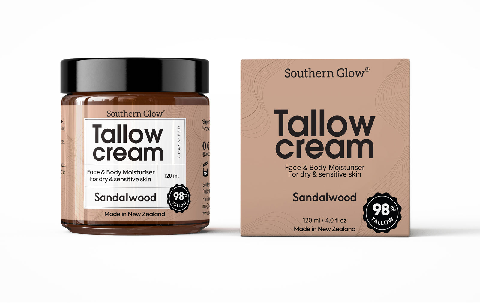 Southern Glow Whipped Tallow Cream - Sandalwood