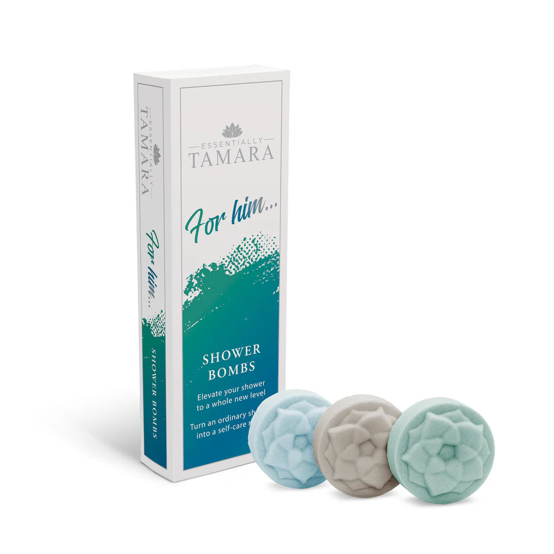 Essentially Tamara - For Him Gift Pack (3x Shower Bombs) - Urban Naturals