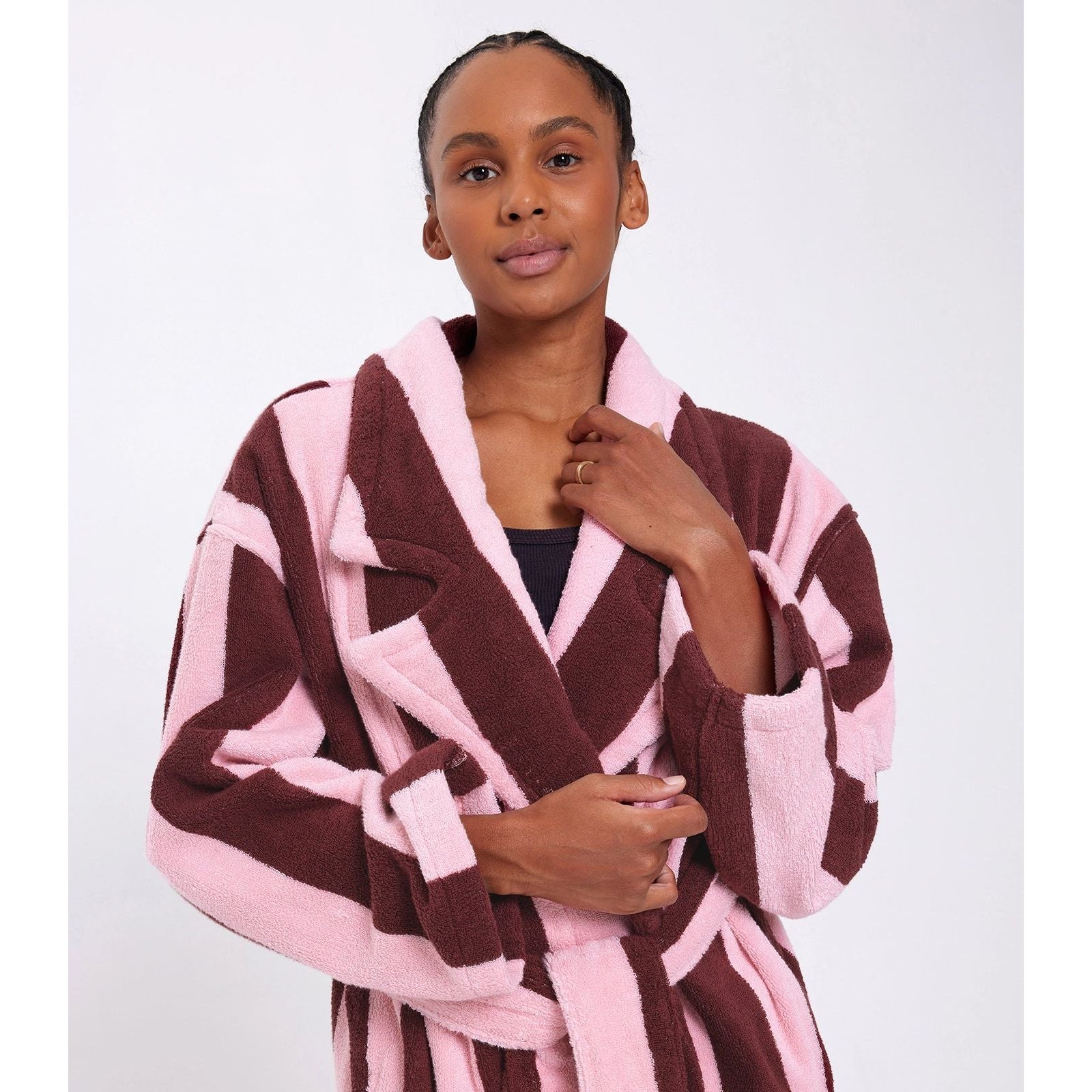 Hommey Robe - Rocky Road Stripes