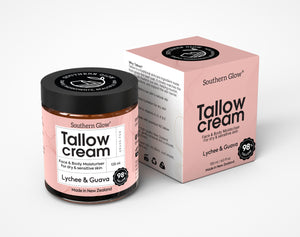 Southern Glow Whipped Tallow Cream - Lychee & Guava