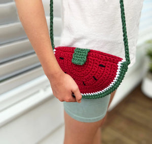 Over The Dandelions Crochet Watermelon Bag - Urban Naturals