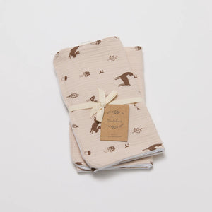 Over The Dandelions Burp Cloths (Set Of 2) - Urban Naturals