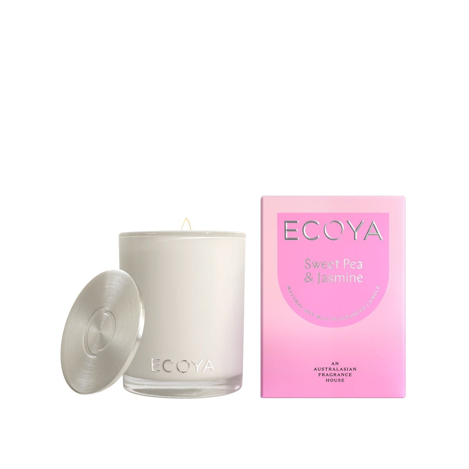 Ecoya Soy Candle - Sweet Pea & Jasmine - Urban Naturals