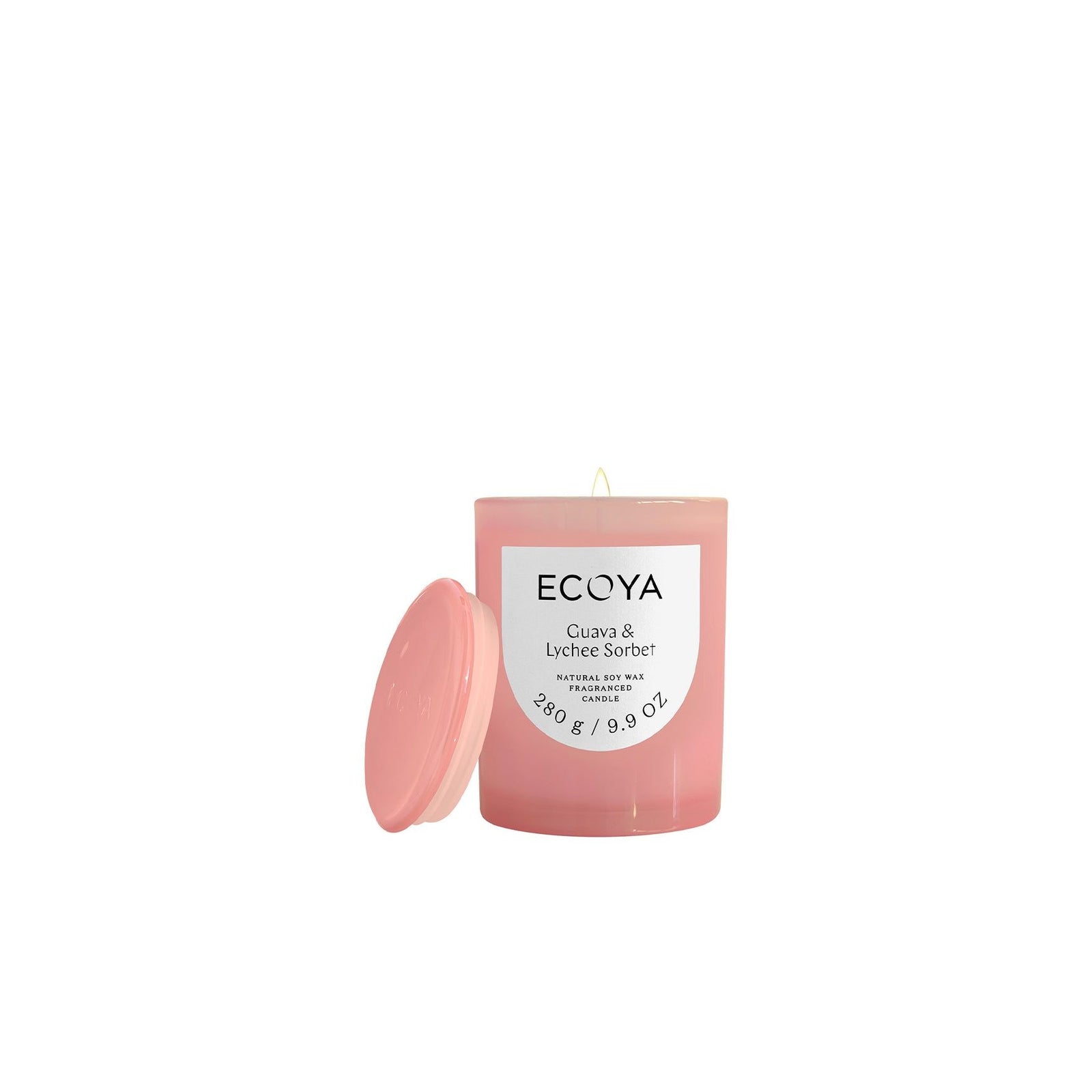 Ecoya Soy Candle - Guava & Lychee Sorbet - Urban Naturals