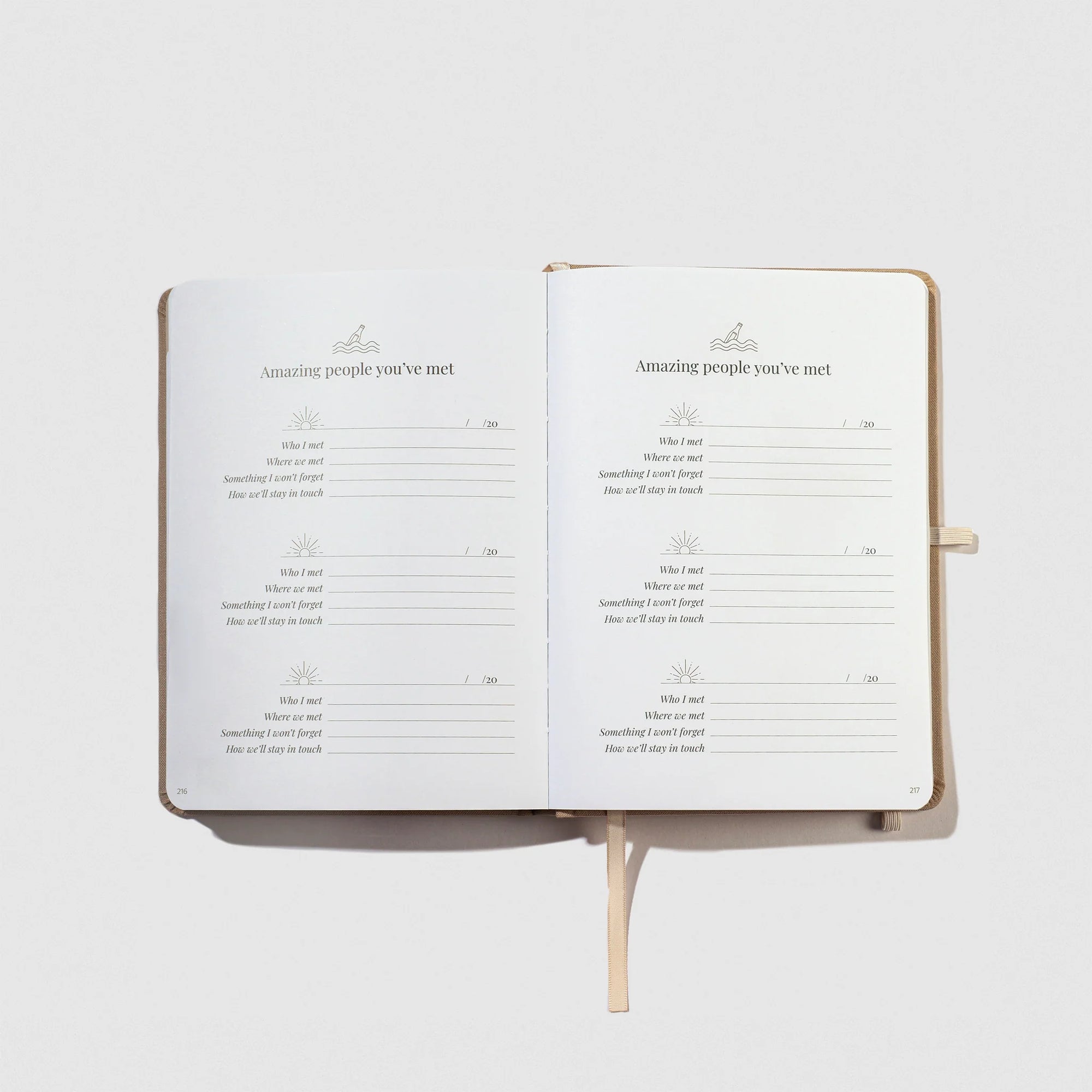 Journalfy Travel Journal - Urban Naturals