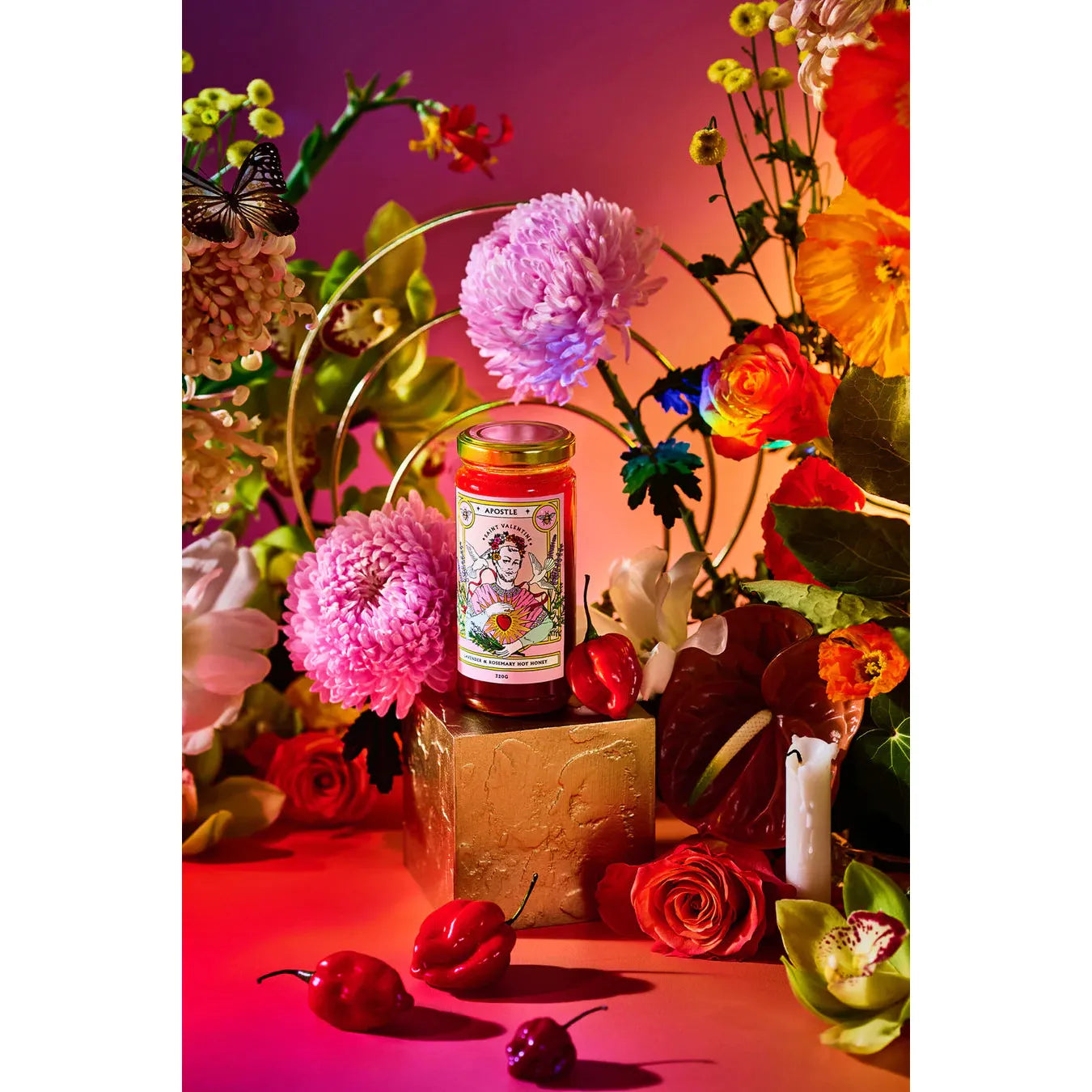 Apostle Saint Valentine - Lavender & Rosemary Hot Honey - Urban Naturals