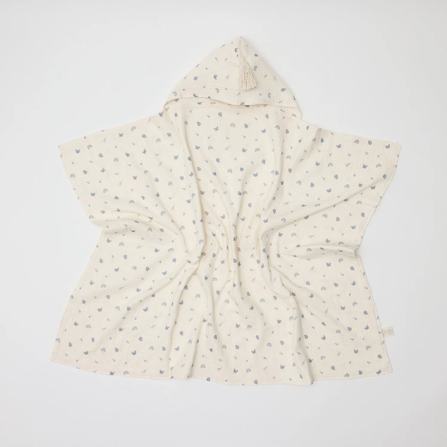 Over The Dandelions Hooded Towel With Tassel - Enchanted Garden - Urban Naturals