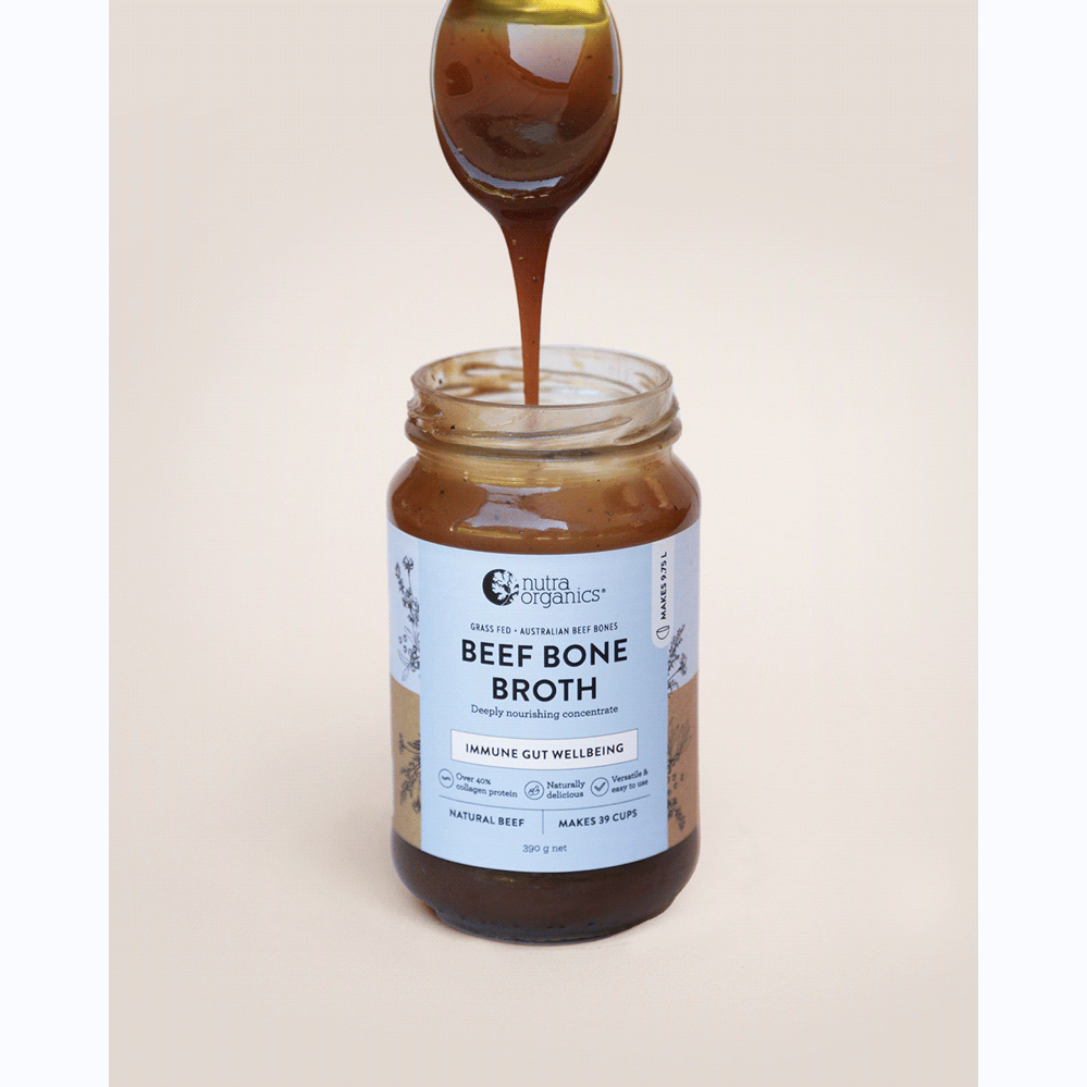 Nutra Organics - Beef Bone Broth Concentrate Natural Beef - Urban Naturals