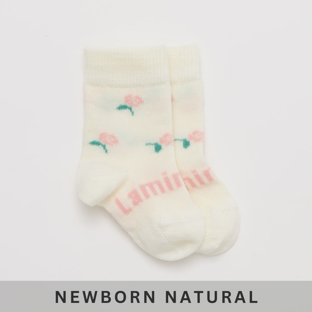 Lamington Merino Baby Crew Length Socks - Rosa - Urban Naturals