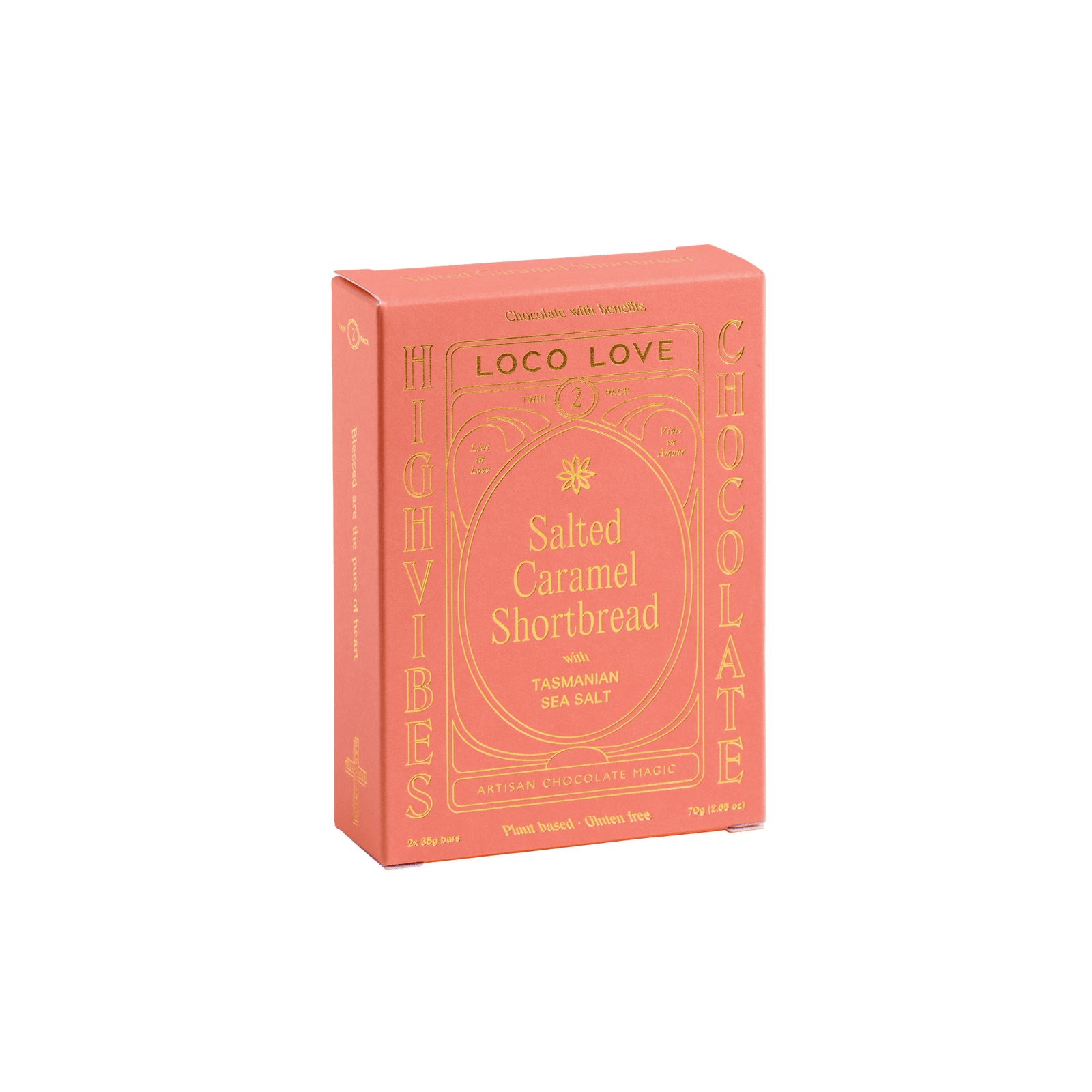 Loco Love Chocolate - Salted Caramel Shortbread