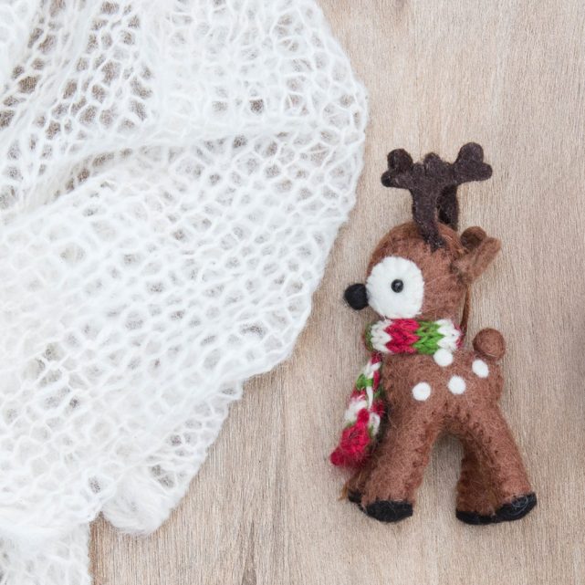 Felted Wool Christmas Decoration - Urban Naturals