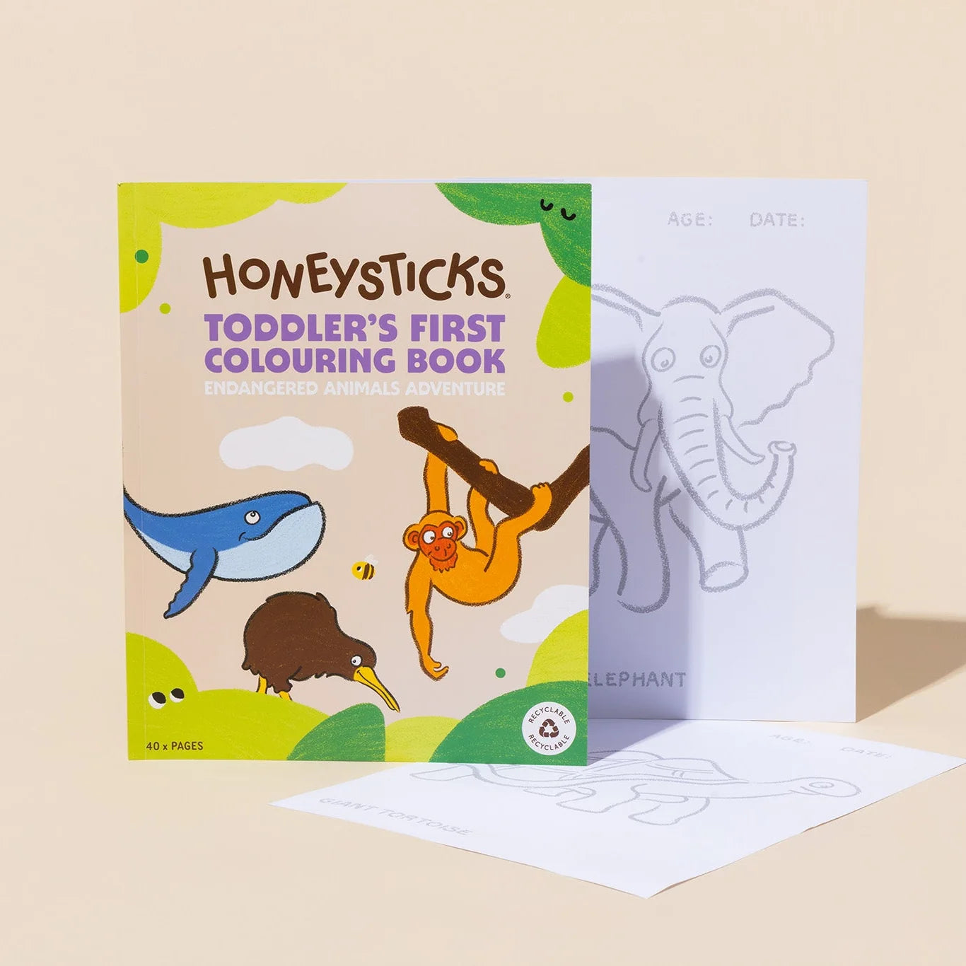 Honeysticks Toddler's First Colouring Book