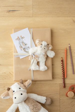 Nana Huchy Mini Clover The Cow Rattle - Urban Naturals