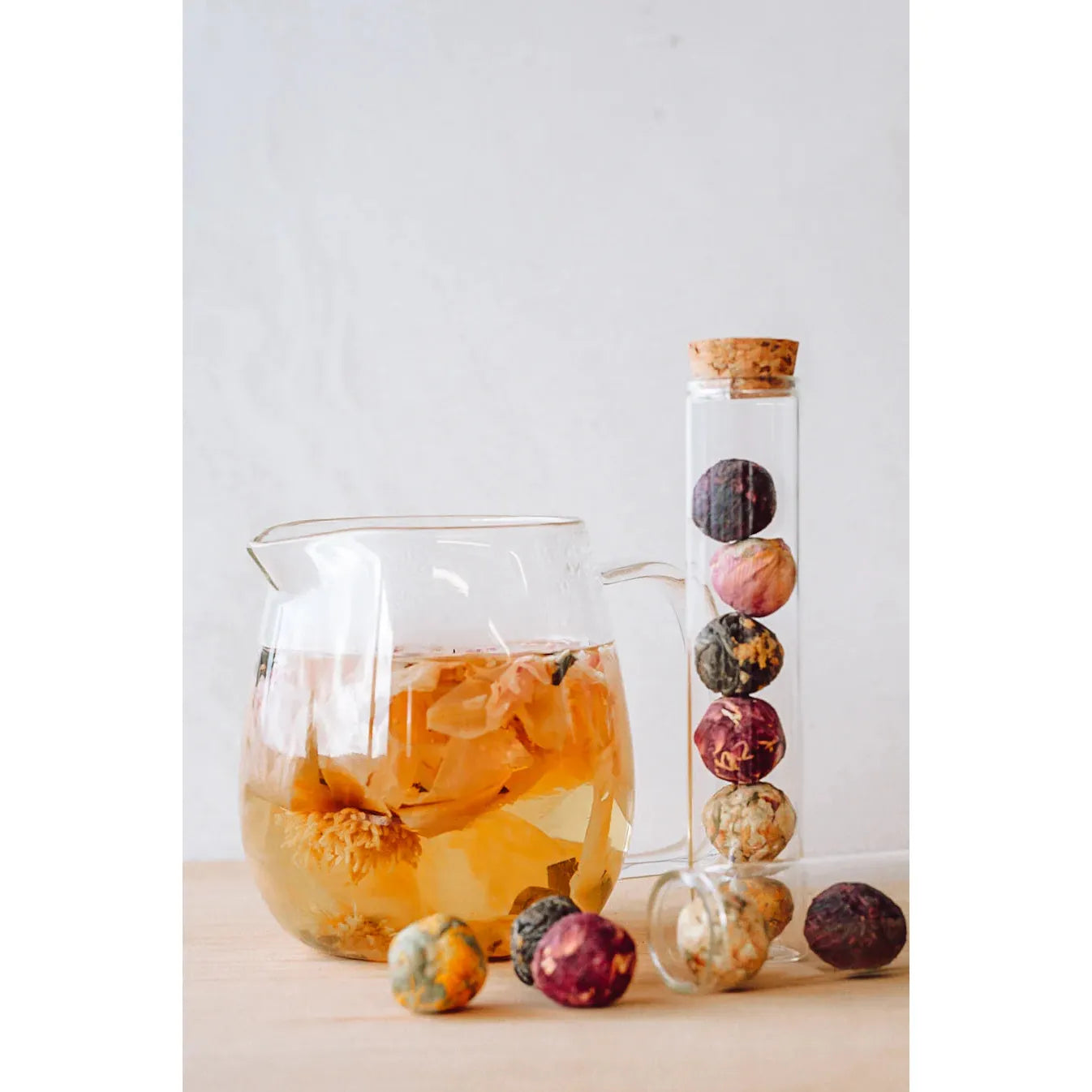 Better Tea Co - Blooming Tea Balls In Glass Tube - Urban Naturals