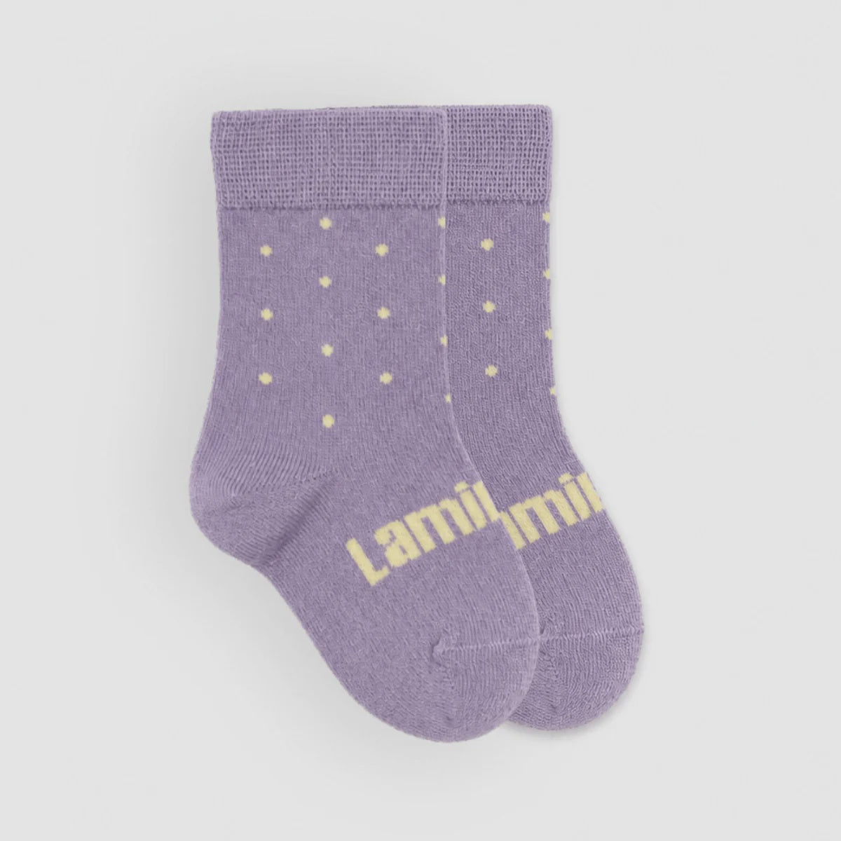 Lamington Merino Baby Crew Length Socks - Wildflower