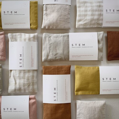 Stem Linen Eye Pillow - Organic Chamomile & Lavender - Urban Naturals