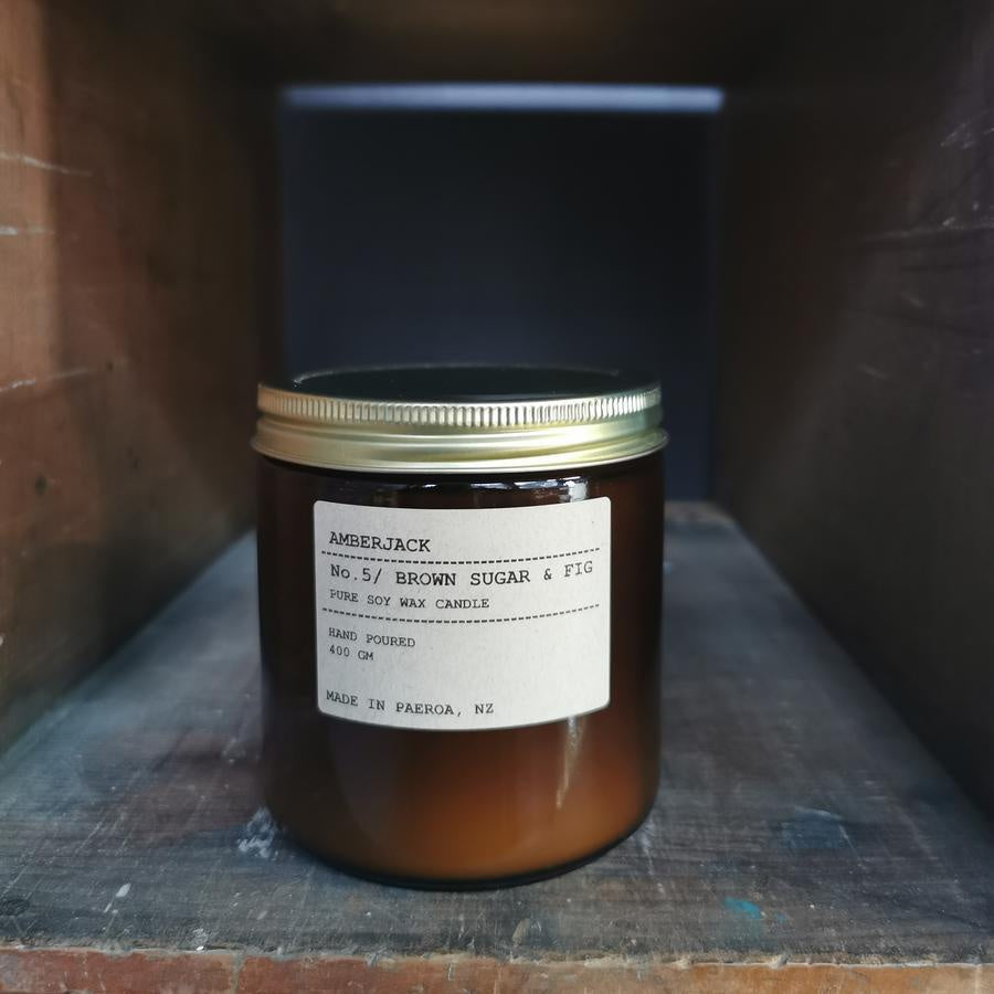 Amberjack Brown Sugar & Fig Candle - Urban Naturals