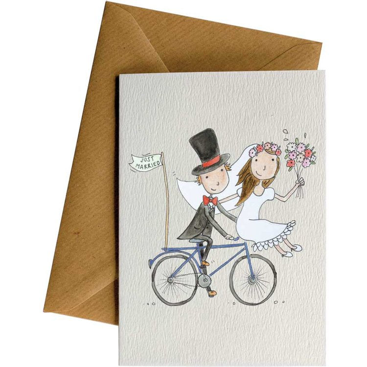 Little Difference Gift Card - Just Married Bike - Urban Naturals
