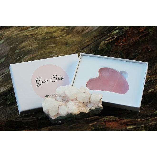 Rose Quartz Gua Sha - Facial Lifting Tool - Urban Naturals