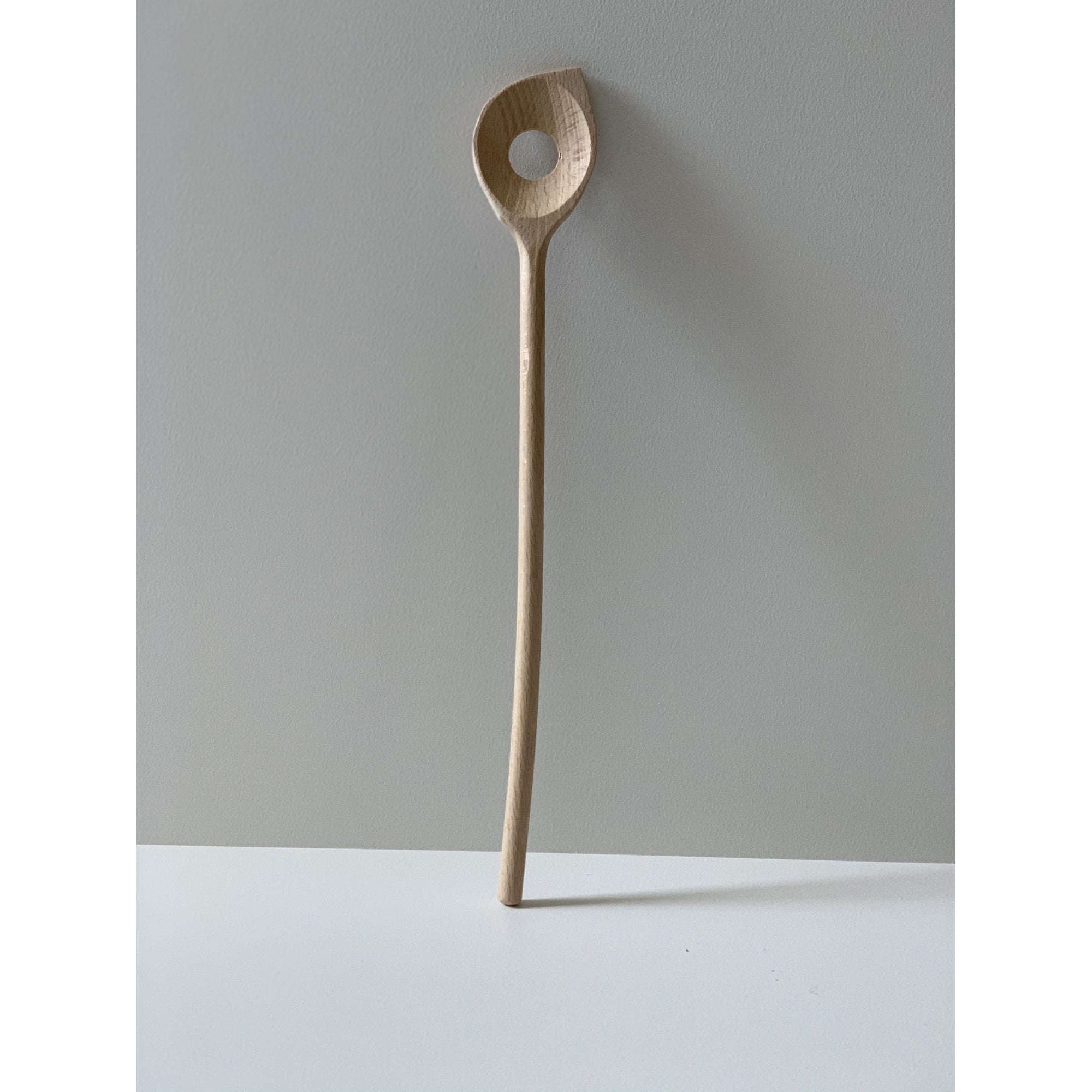 Beech Wood Spoon With Hole - Urban Naturals