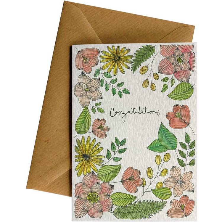 Little Difference Gift Card - Congratulations Flowers - Urban Naturals