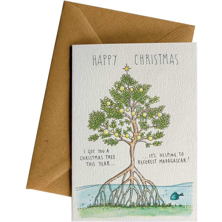 Little Difference Gift Card - Mangrove Christmas Tree - Urban Naturals