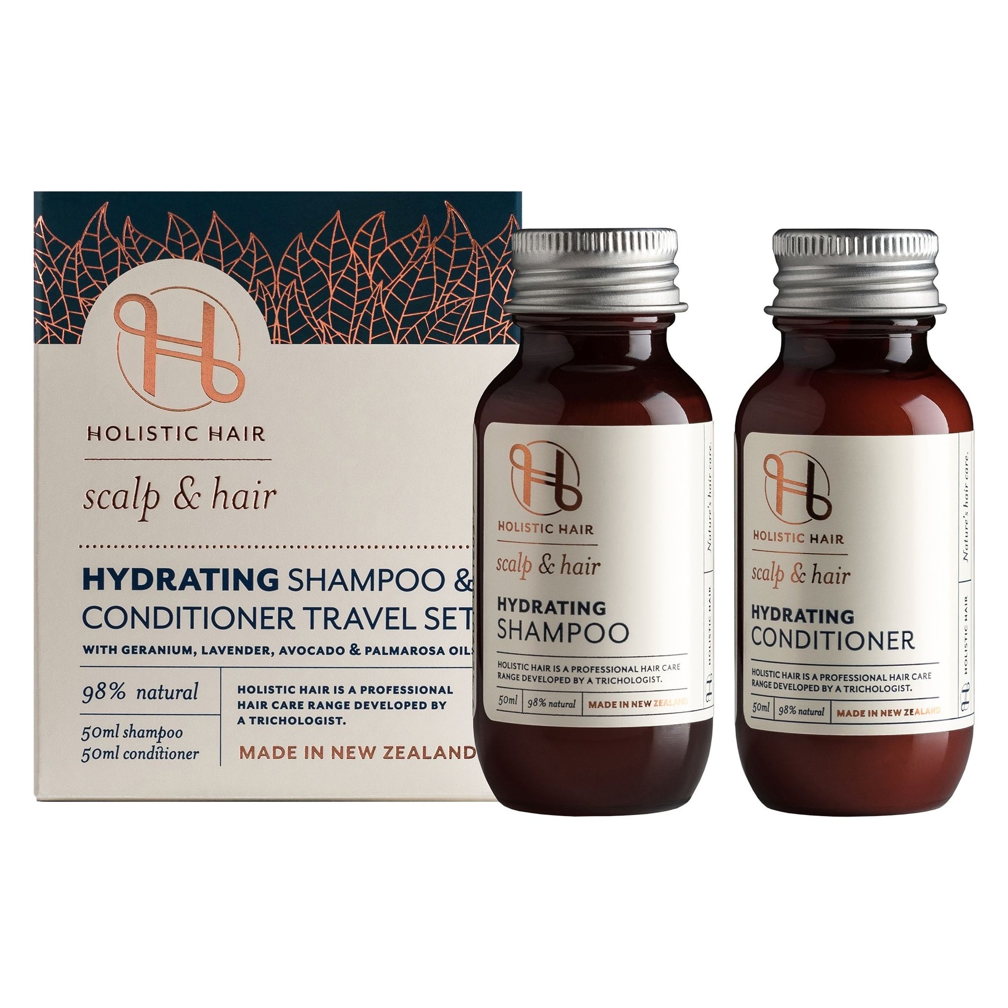 Holistic Hair - Hydrating Shampoo & Conditioner Travel Set - Urban Naturals