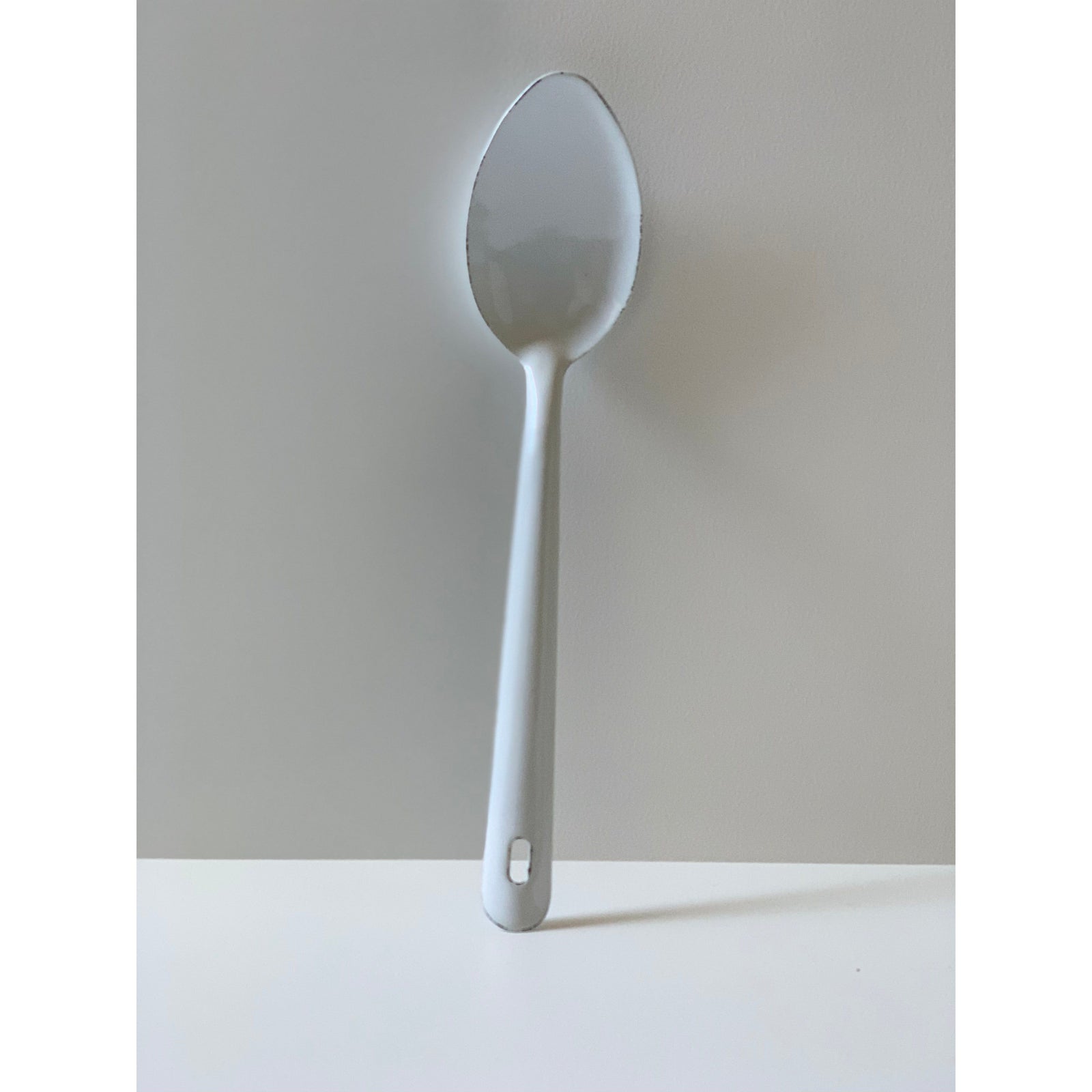 Enamel Serving Spoon 30cm - Urban Naturals