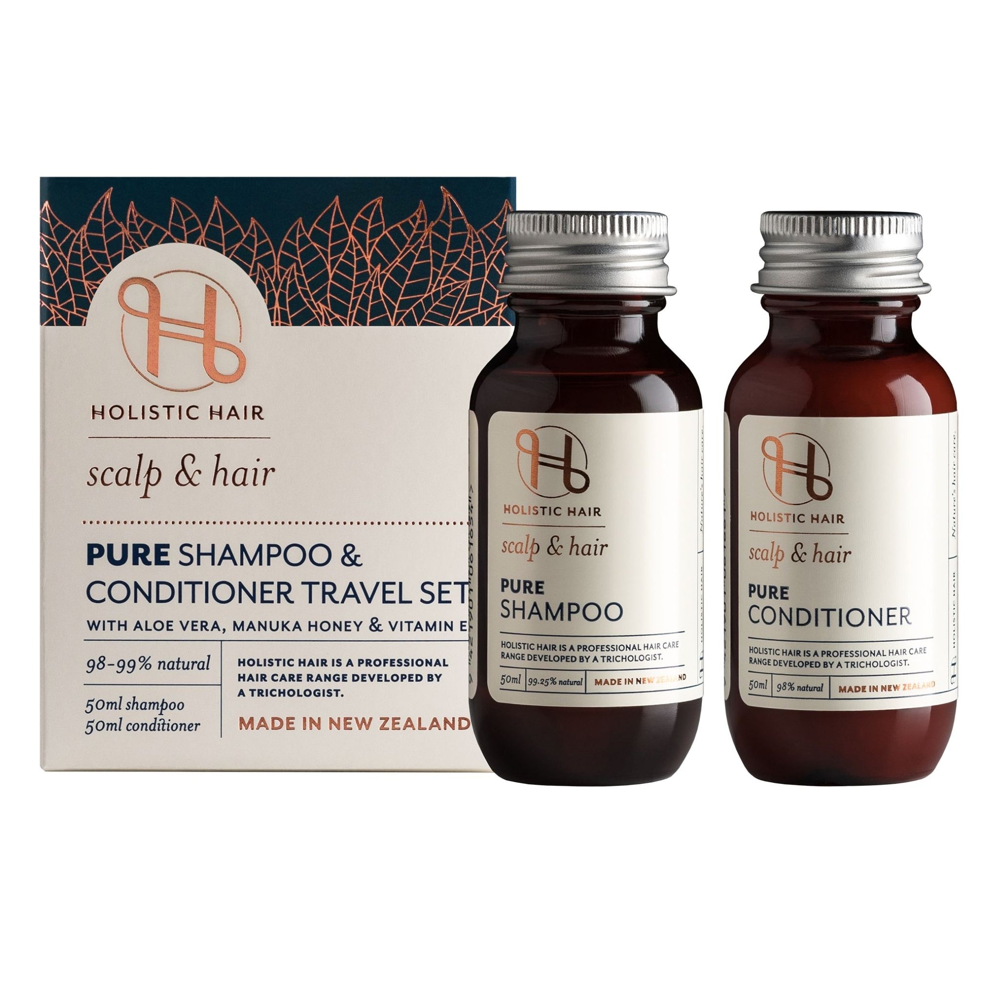 Holistic Hair - Pure Shampoo & Conditioner Travel Set - Urban Naturals