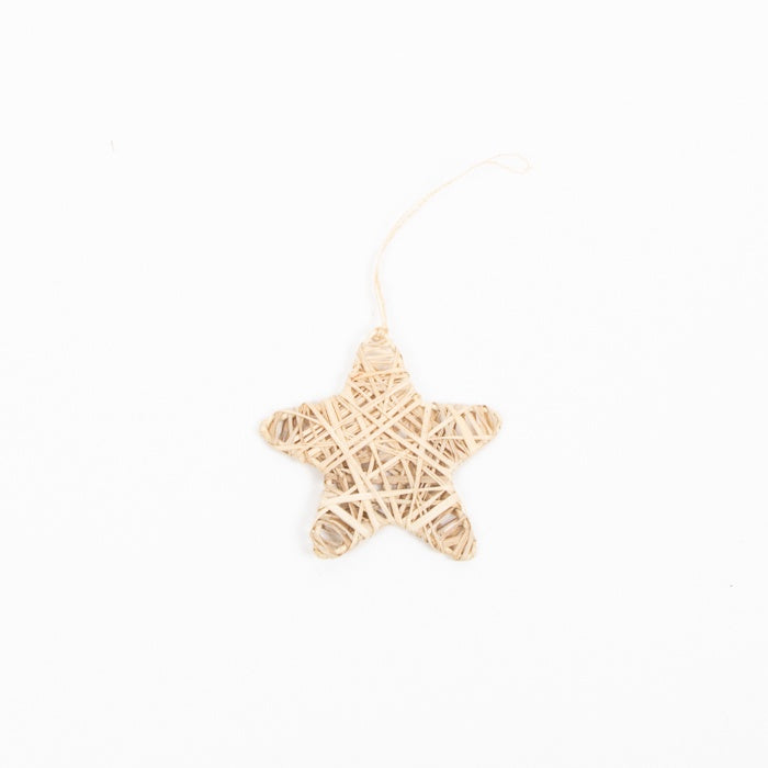 Abaca Star - Tree Decoration - Urban Naturals