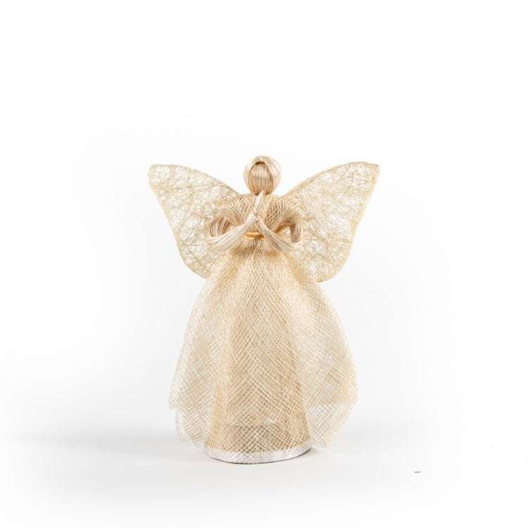 Abaca Angel Tree Topper - Urban Naturals