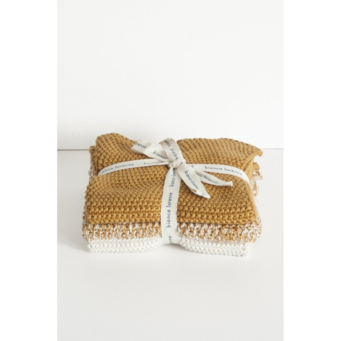 Bianca Lorenne 100% Cotton Wash Cloths Lavette -  3pk - Urban Naturals