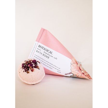 Botanical Bath Bomb - Rose & Himalayan Salt - Urban Naturals