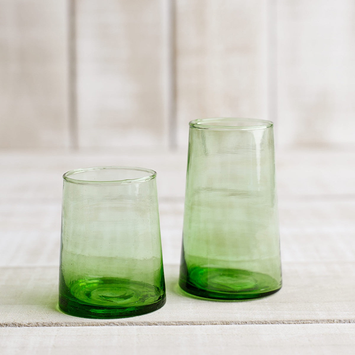 Beldi Moroccan Glassware - Green - Urban Naturals