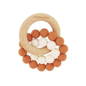 OB Designs Beechwood & Silicone Teether Toy - Urban Naturals