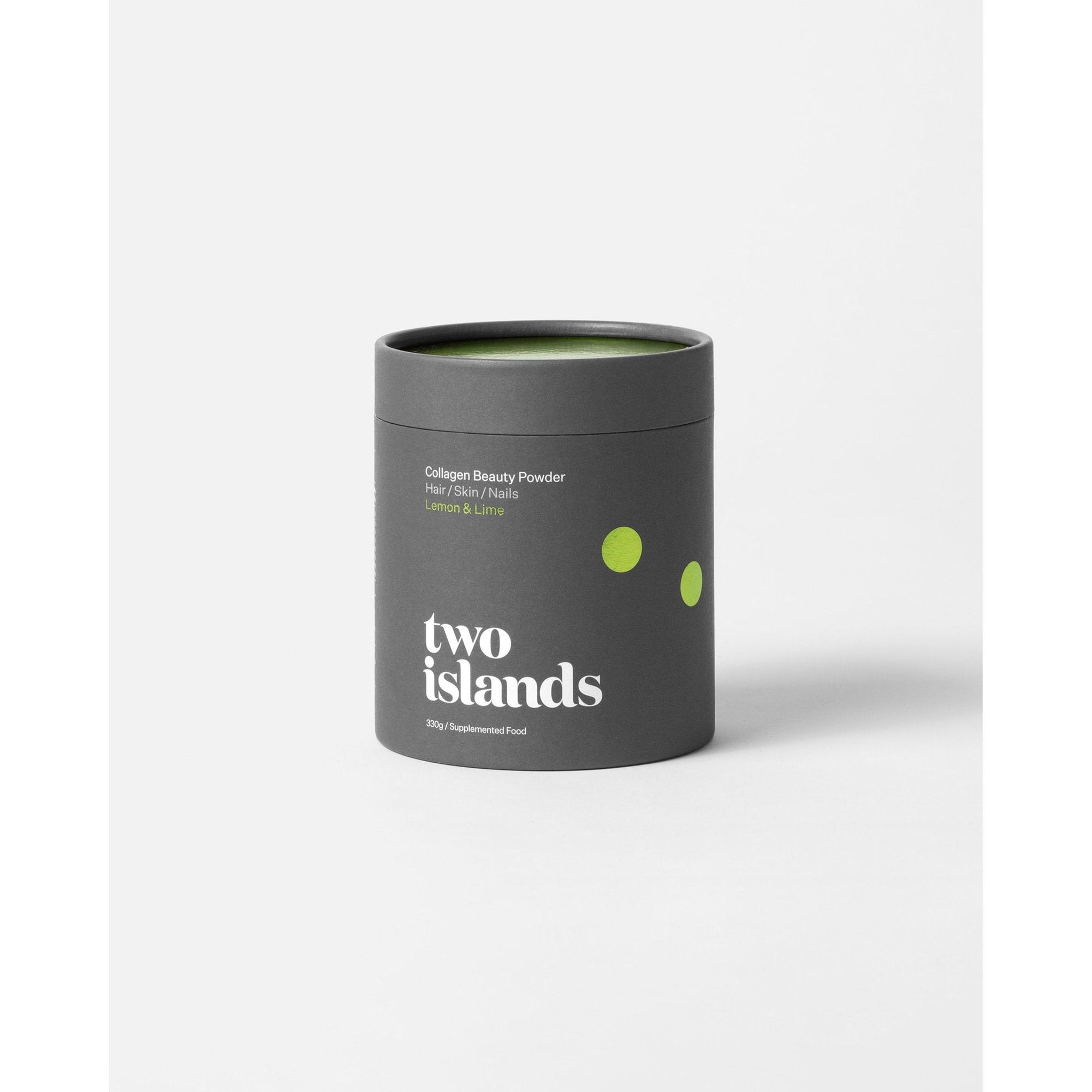 Two Islands Marine Collagen Beauty Powder - Lemon & Lime - Urban Naturals