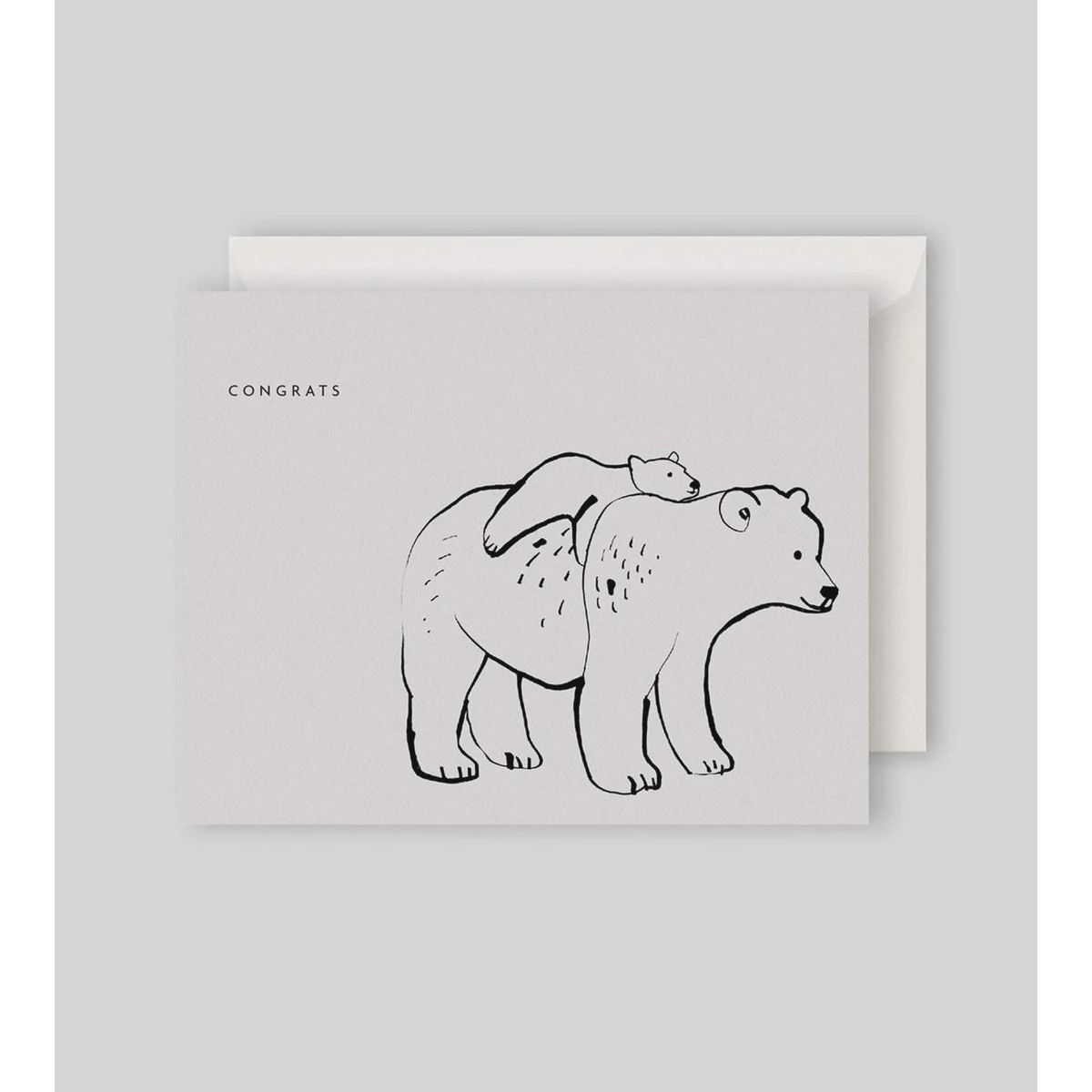 Father Rabbit Stationery - Congrats Mummy & Baby Card - Urban Naturals