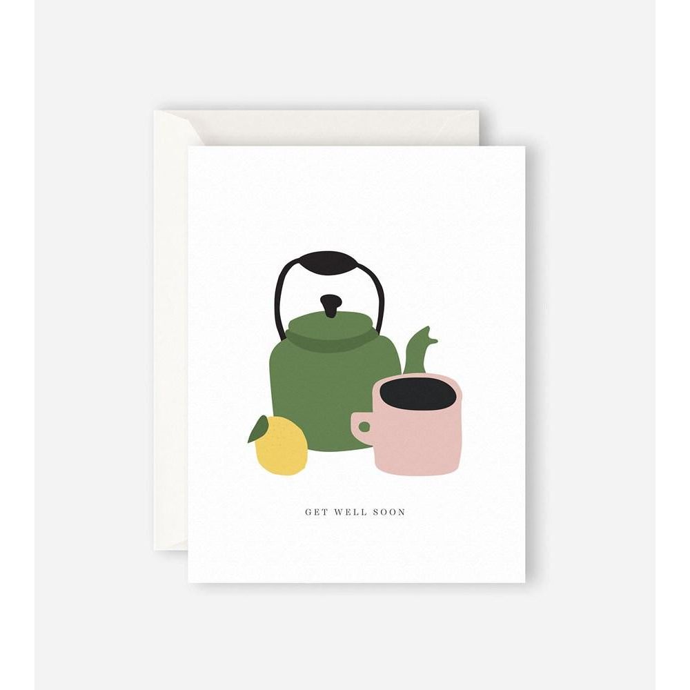 Father Rabbit Stationery - Get Well Soon Teapot - Urban Naturals